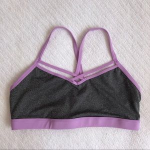Strappy Cross Front Sports Bra